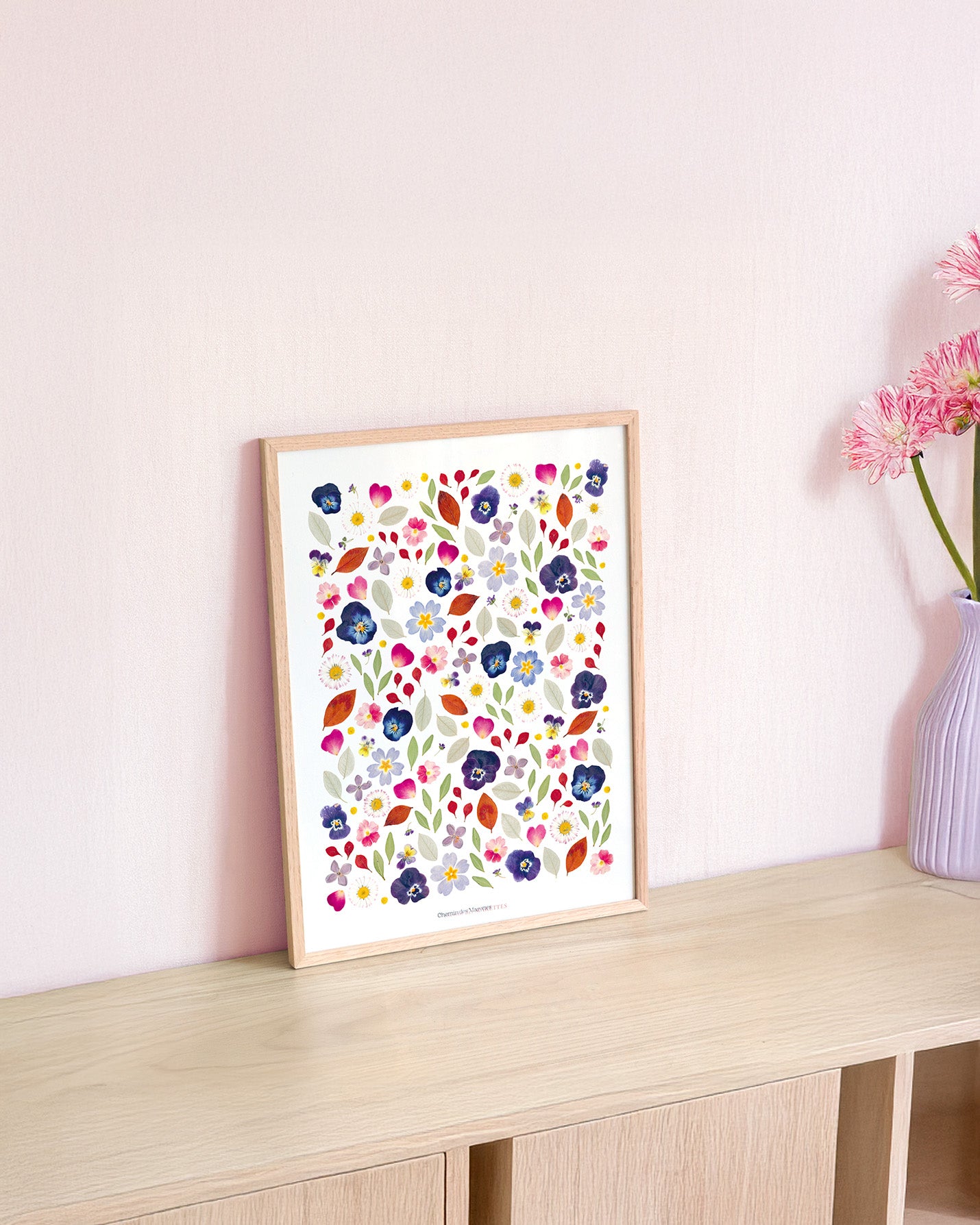 Affiche Herbier - Bouquet d’été