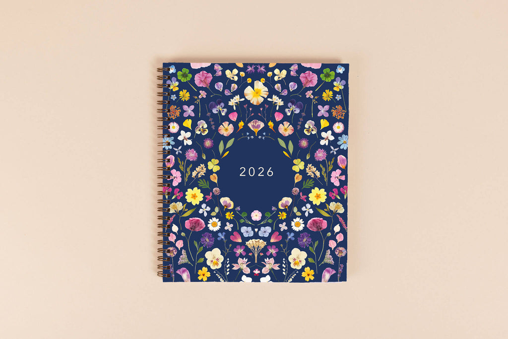 Agenda 2026 format bureau - bleu