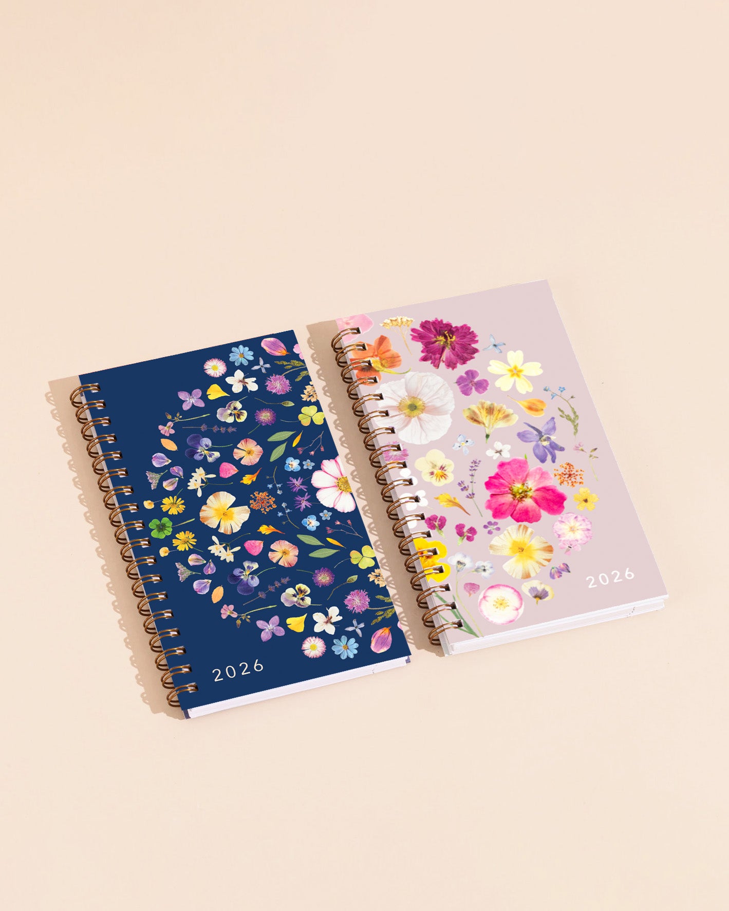 Agenda 2026 format poche - rose