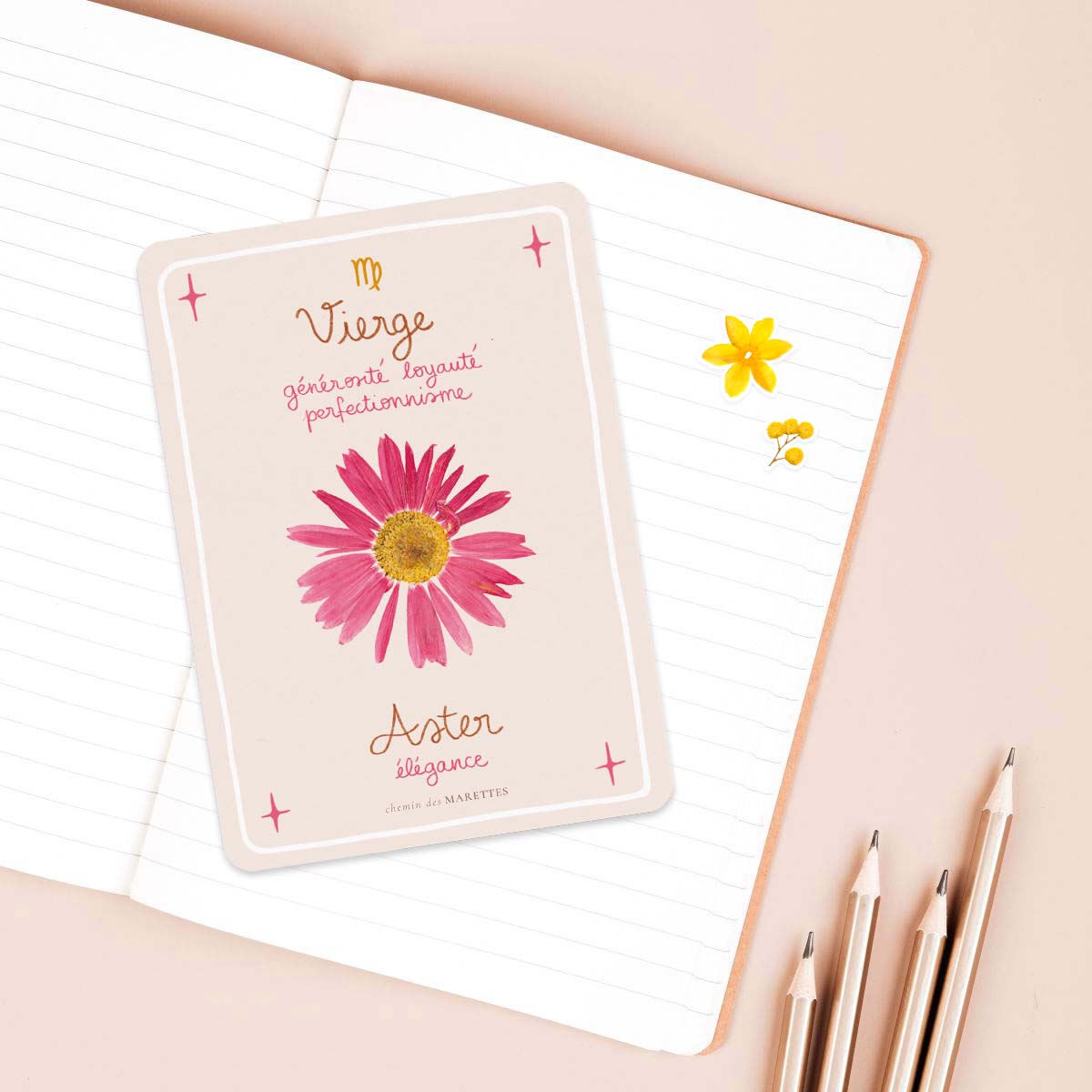 Floroscope - 12 cartes signes