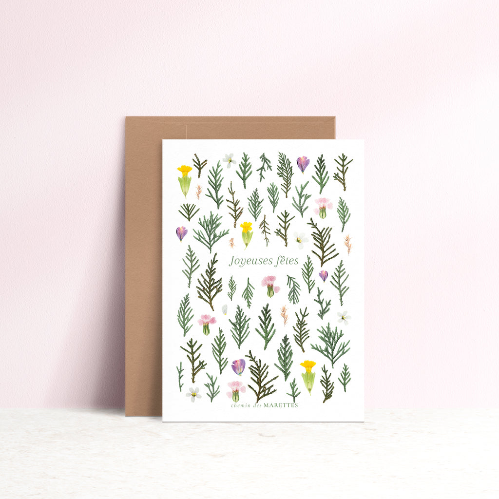 Carte Joyeuses Fêtes