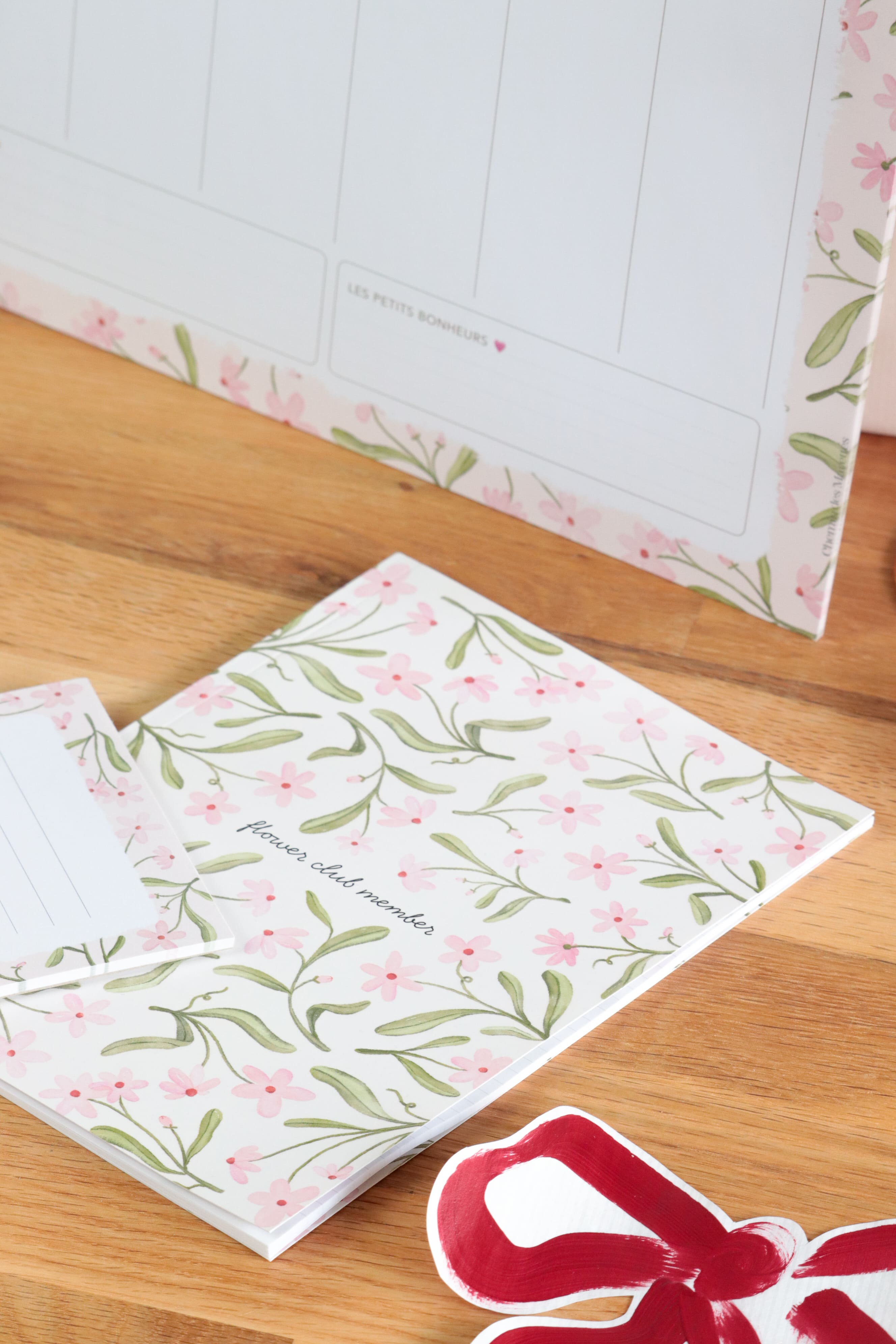 Pack semainier + bloc-notes + carnet