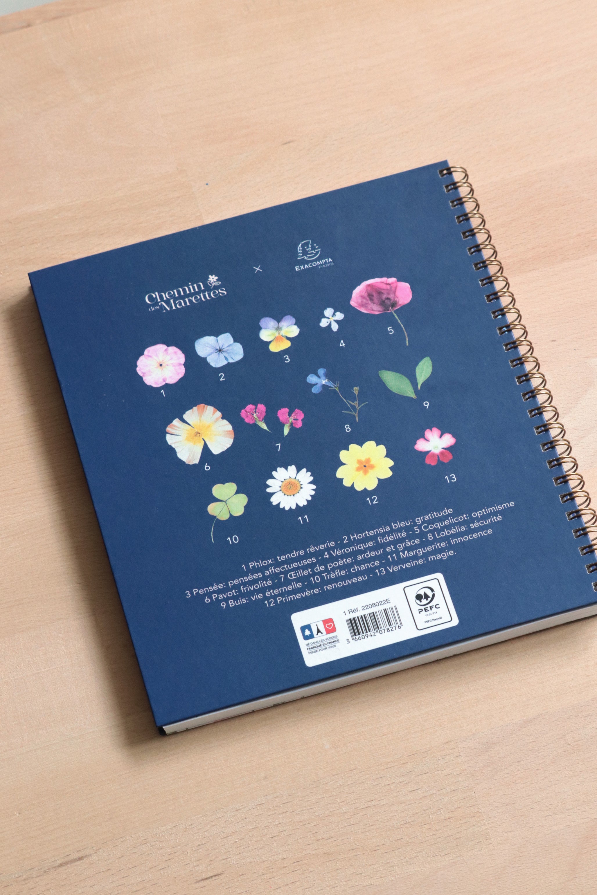 Agenda 2026 format bureau - bleu