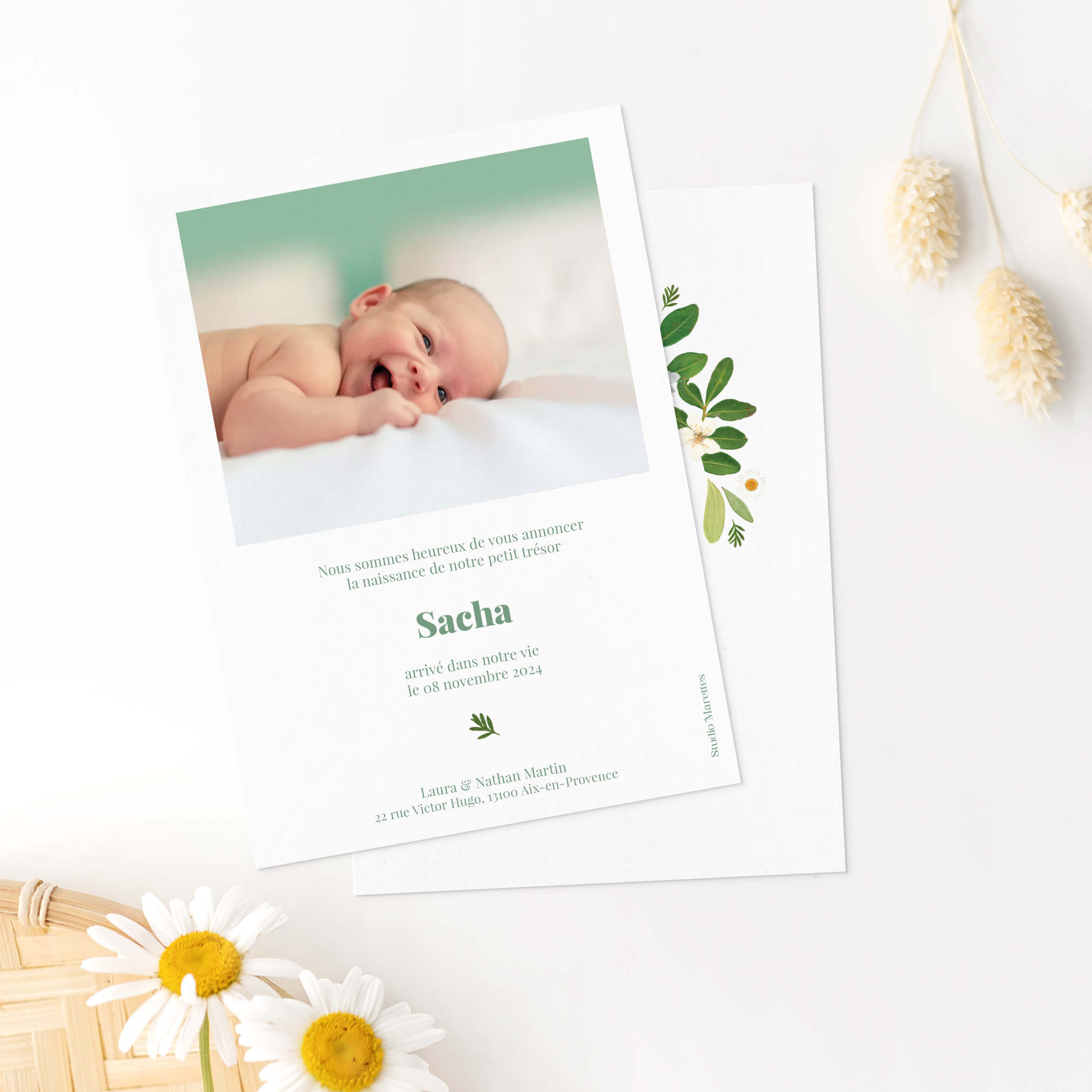 Faire-part  Pistachier