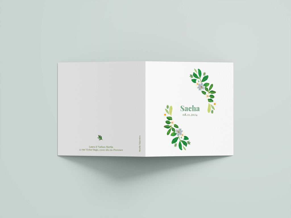 Faire-part  Pistachier