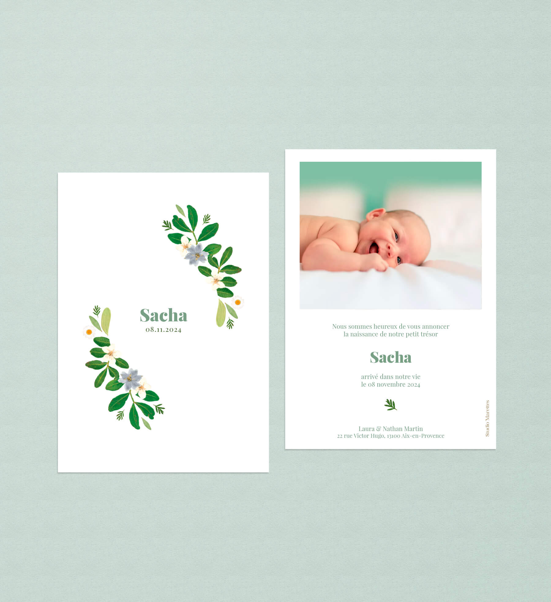 Faire-part  Pistachier