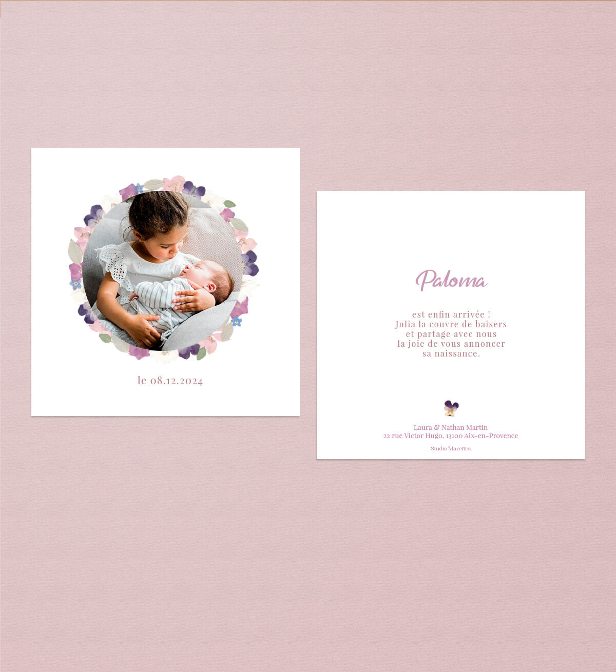 Faire-part Tendresse