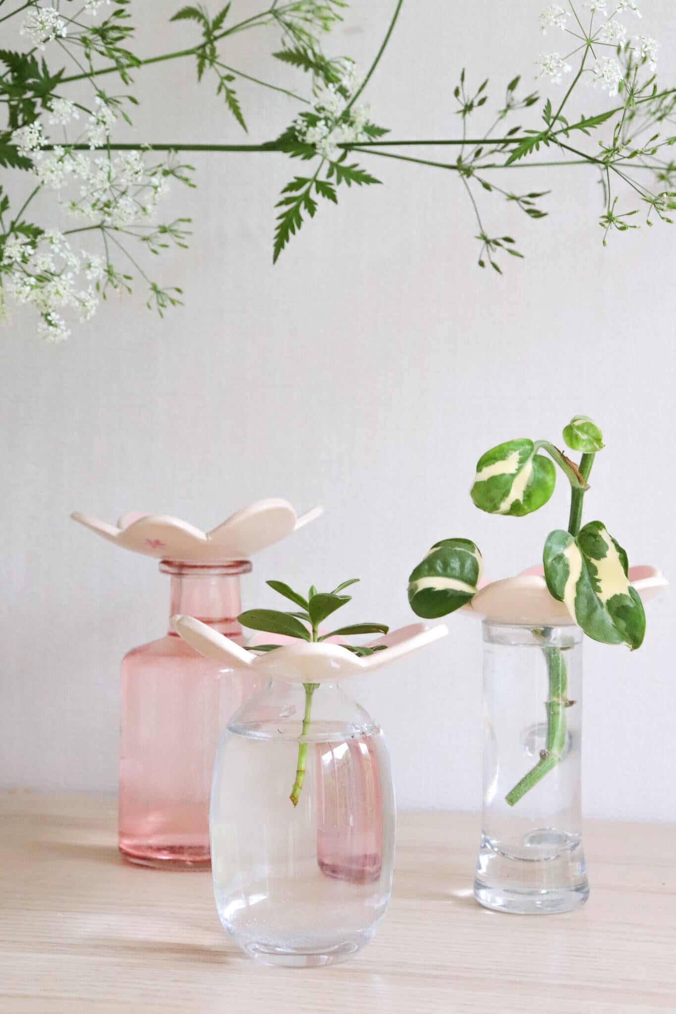 Fleur à bouture en céramique