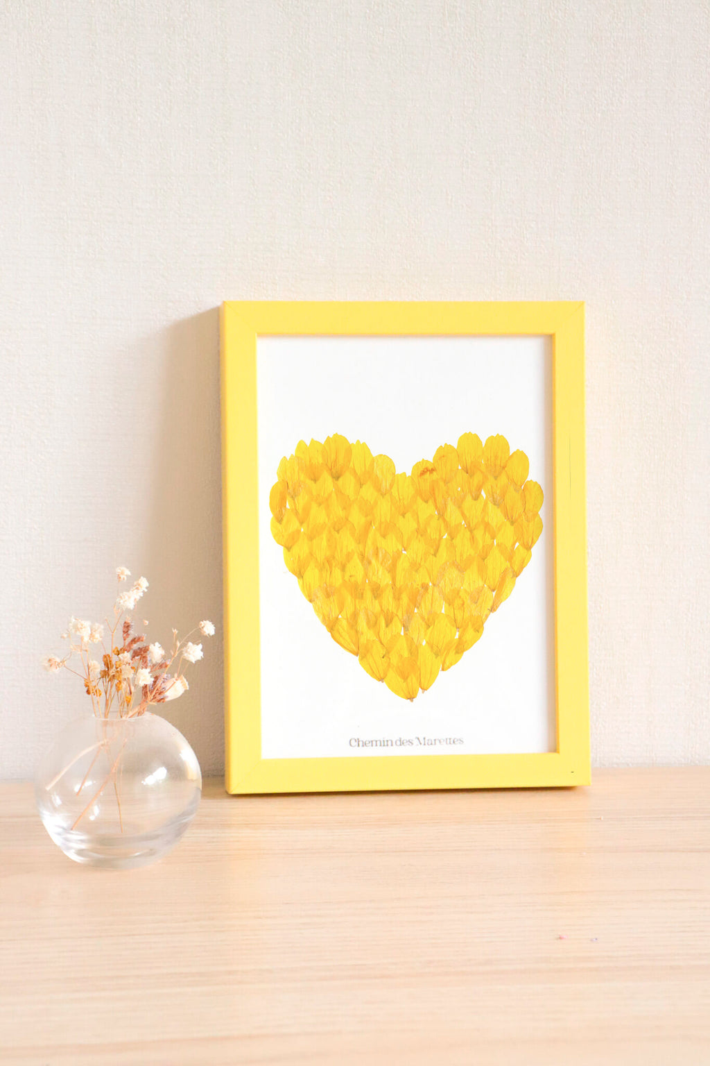 Herbier Petit Coeur jaune