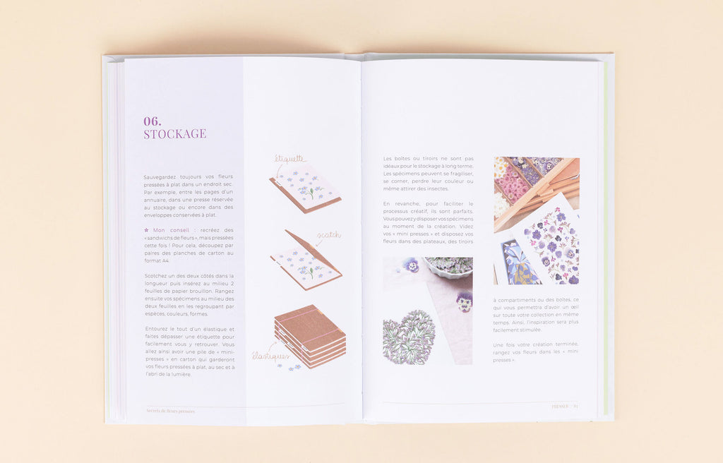 Livre - Secrets de Fleurs Pressées