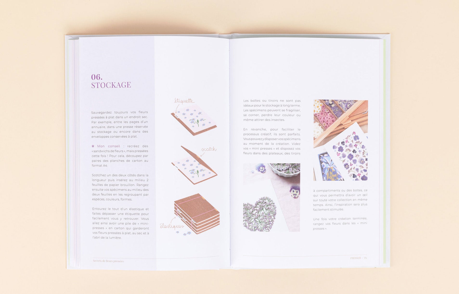 Livre - Secrets de Fleurs Pressées