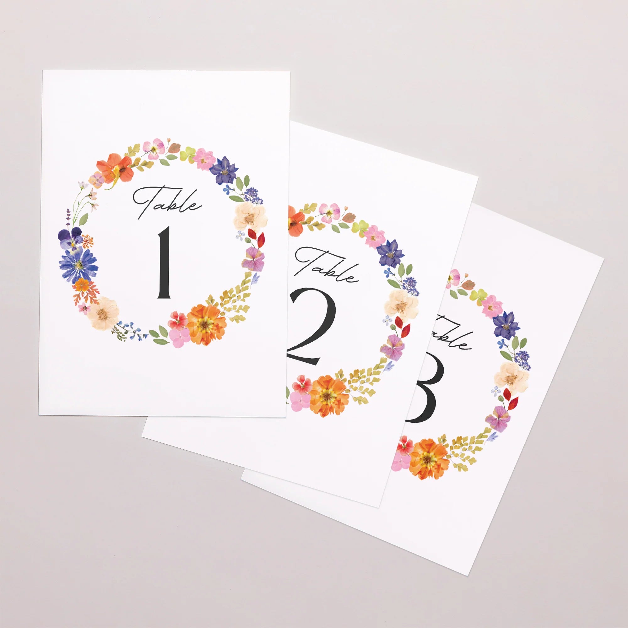 marque table couronne de fleurs-mariage maison june x Chemin des marettes