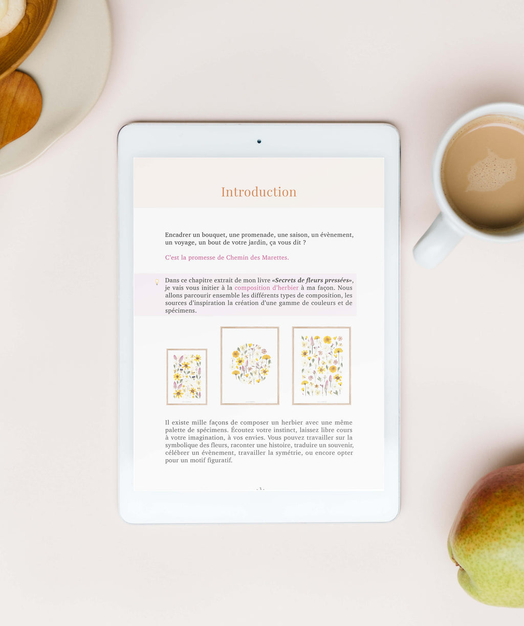 Guide PDF Fleurs pressées : Créer un herbier