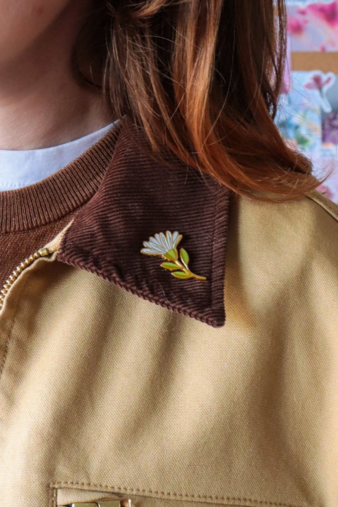 Pin's Marguerite blanche