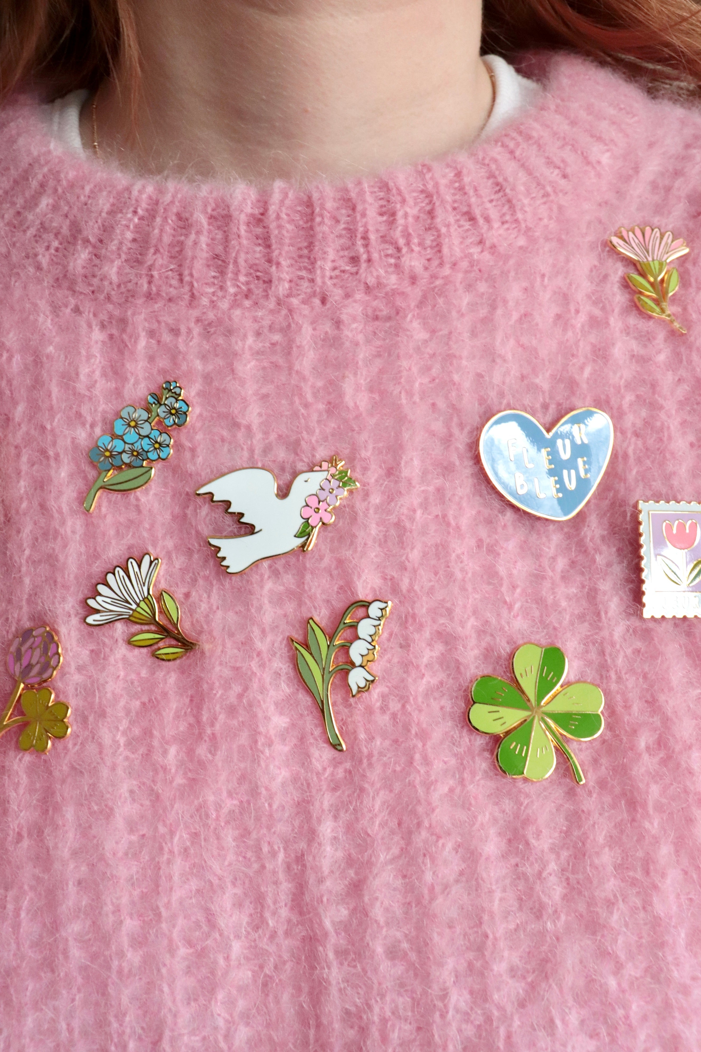 Pin's Marguerite blanche