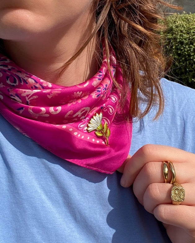 Pin's Marguerite blanche