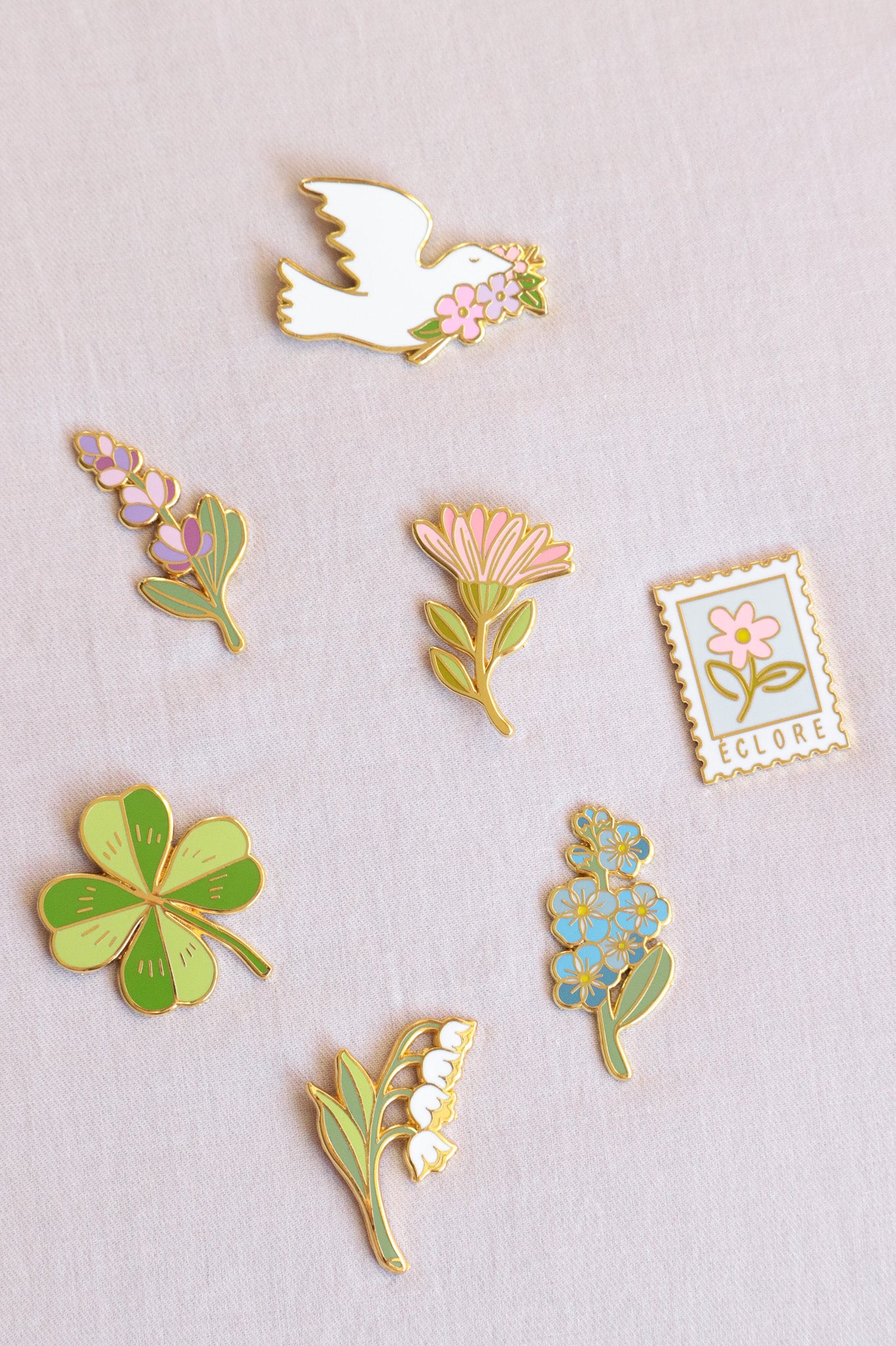 Pin's Trèfle à 4 feuilles