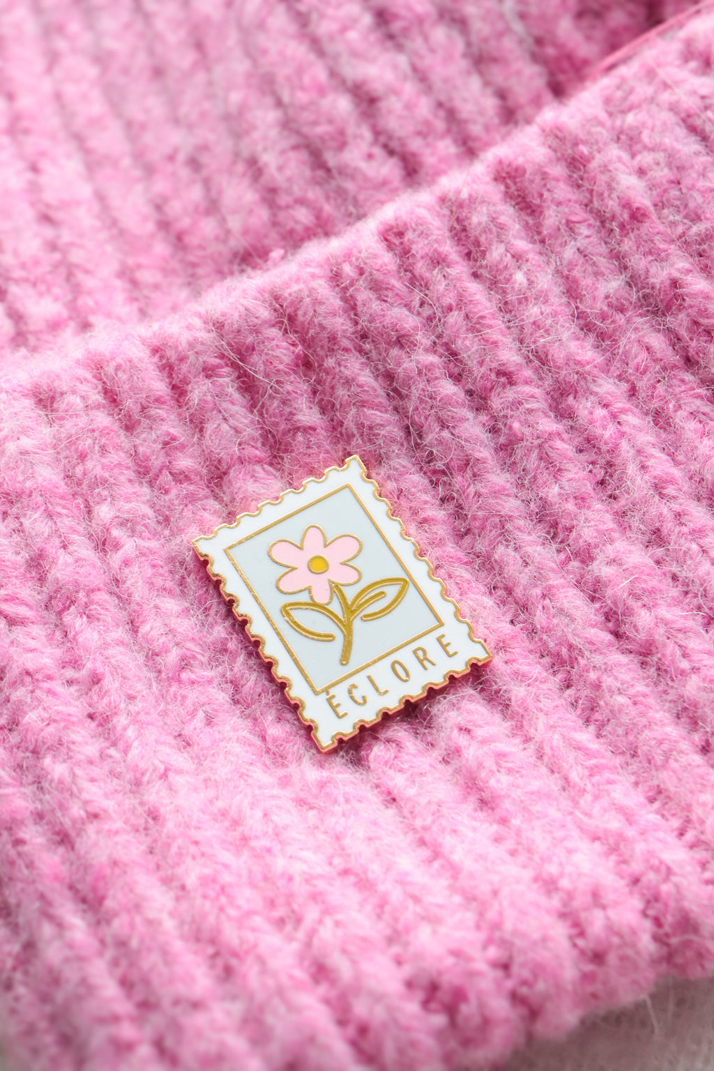 Pin's Timbre Éclore