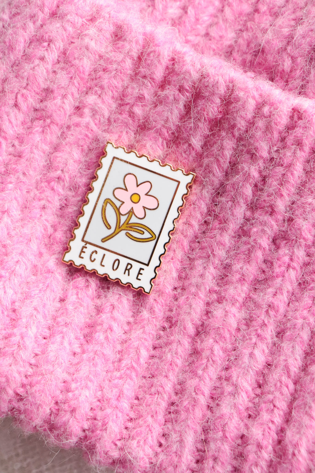 Pin's Timbre Éclore