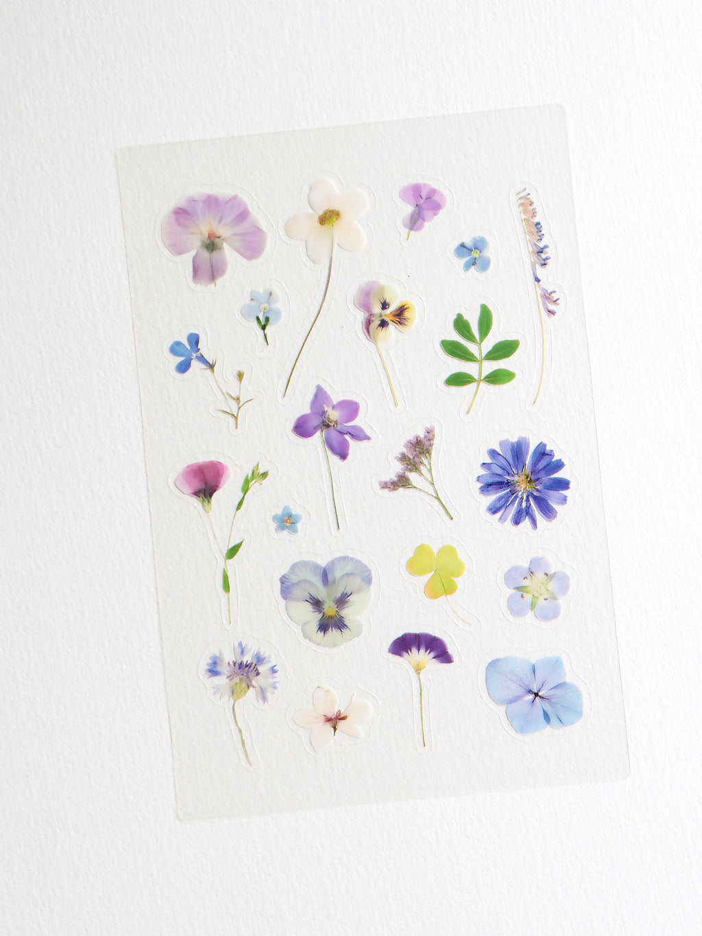 Planche de Stickers fleurs – Crépuscule