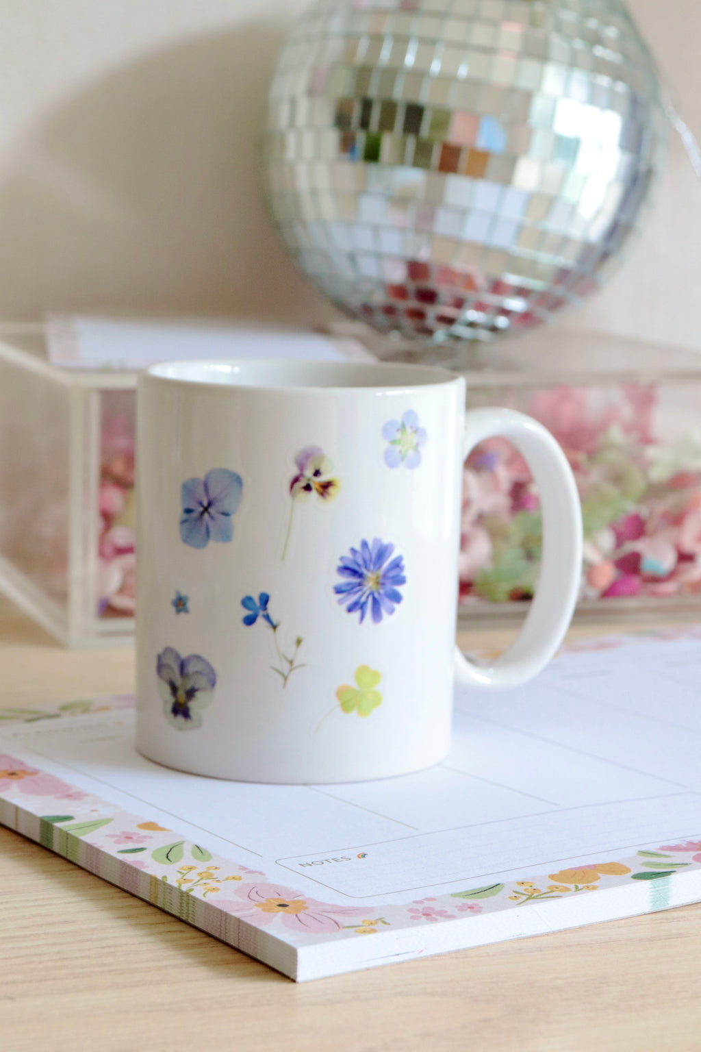 Planche de Stickers fleurs – Crépuscule