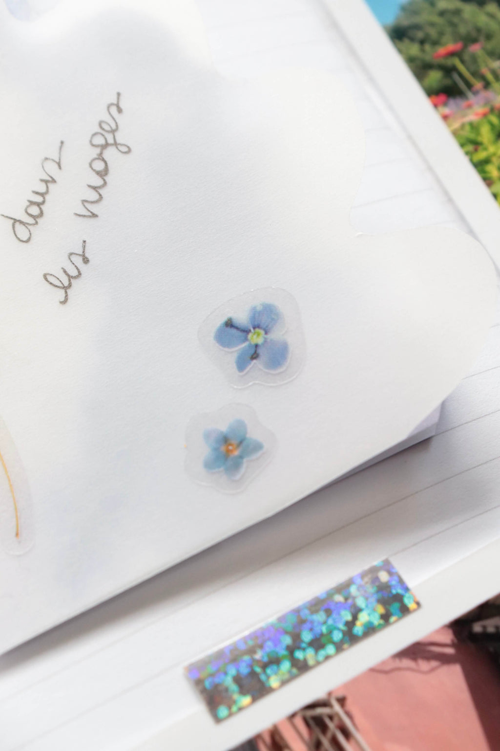 Lot Estival - 3 Planches stickers fleurs