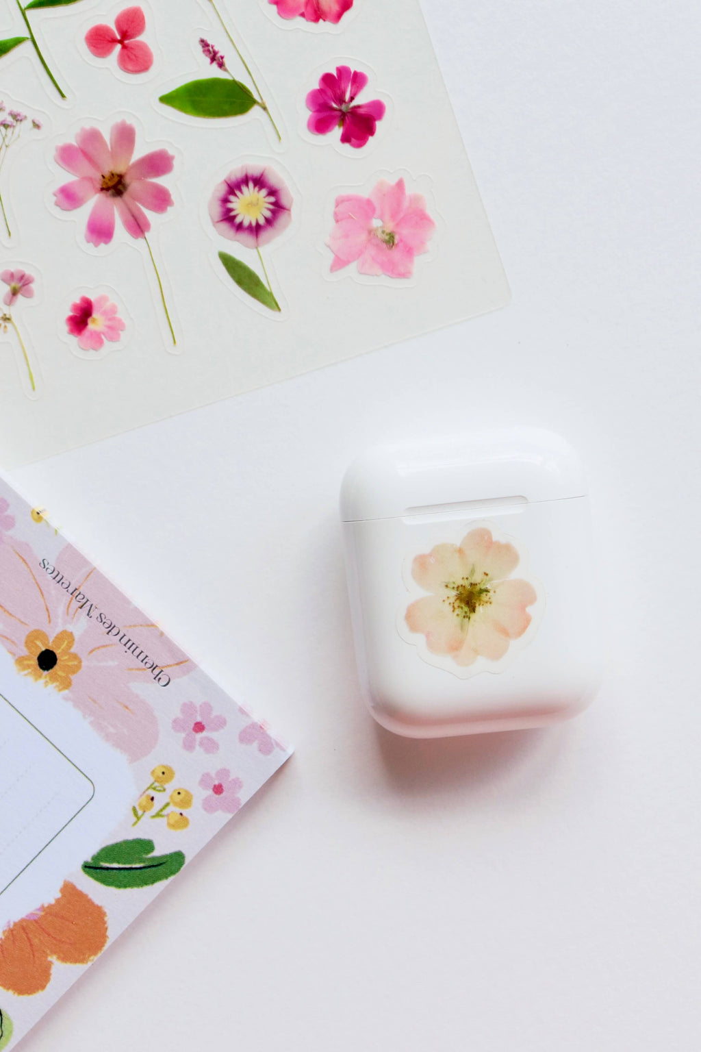 Lot Estival - 3 Planches stickers fleurs