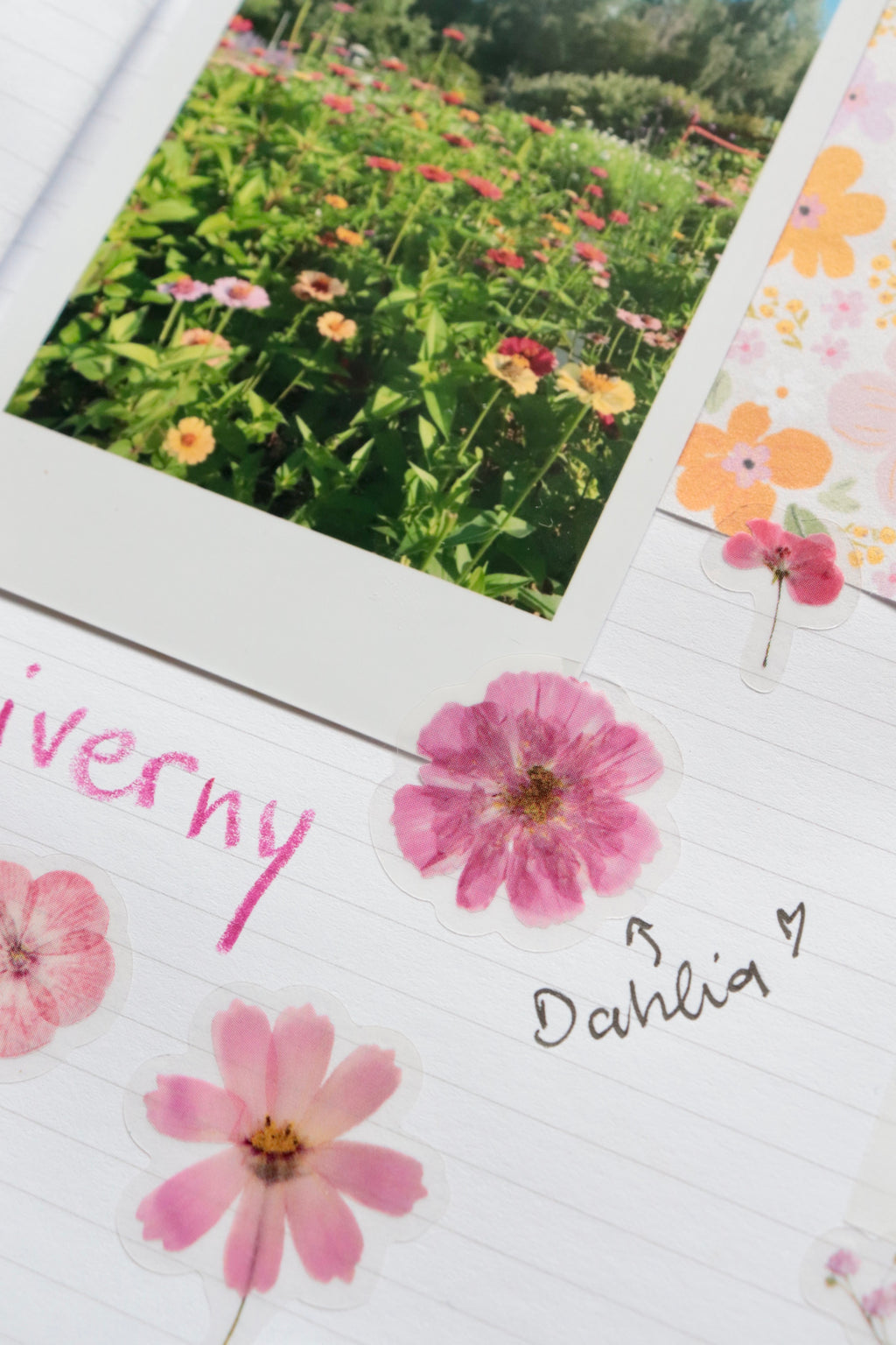 Planche de stickers fleurs – Passion