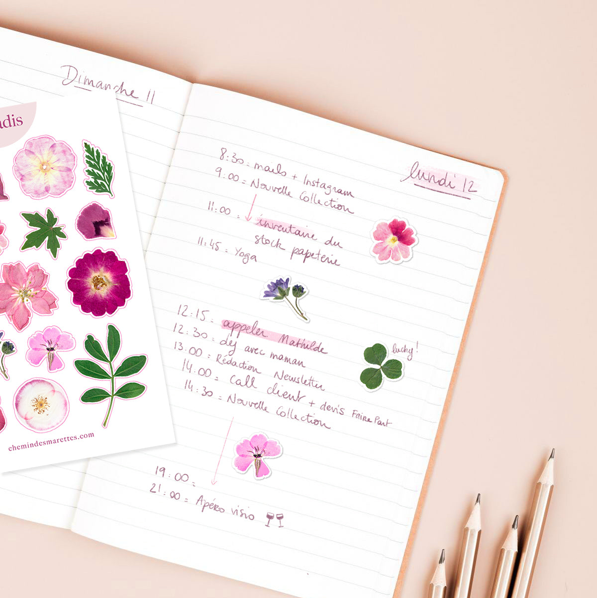 Planche de stickers - Paradis