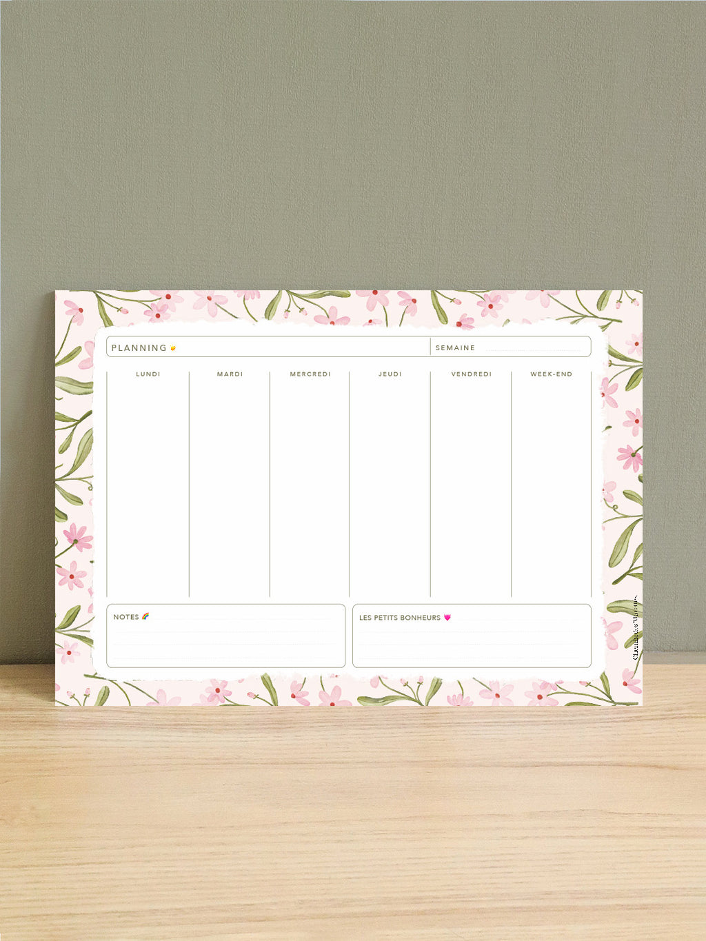 Semainier Flower Club