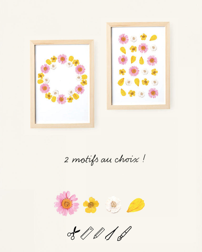 Kit DIY herbier - rose